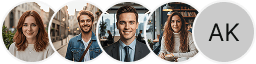 Multiple investor profile avatars on Keystone Wertmere trading review block